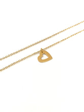 Load image into Gallery viewer, Minimalist gold plated heart chain belt