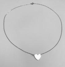 Load image into Gallery viewer, Pure heart silver necklace
