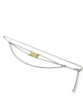 Load image into Gallery viewer, Copper multi-chain belt with gold plated crown
