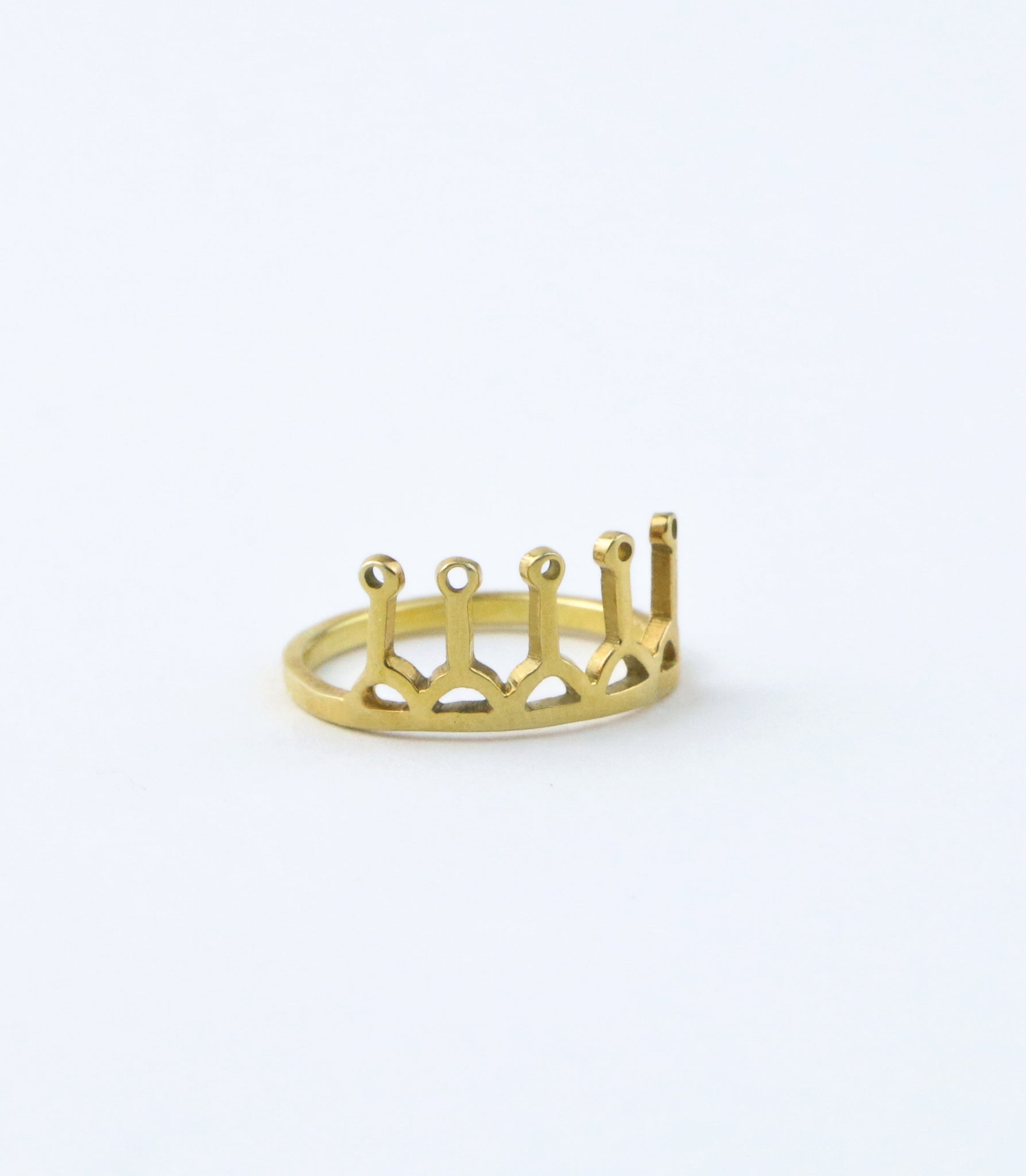 Crown unisex ring