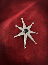 Load image into Gallery viewer, Clown star silver brooch
